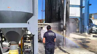 Gerede'de talaş fabrikasında elektrik kutusundan yangın çıktı