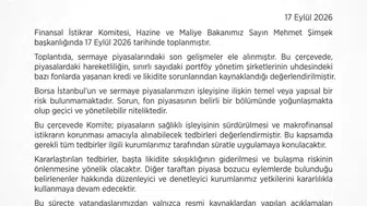 Finansal istikrar komitesi: borsa İstanbul’da yapısal risk yok