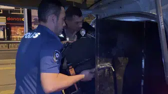 Kayseri'de tramvayı kaçıran anne ve engelli oğluna polis devreye girdi