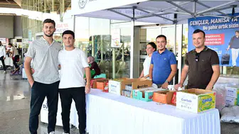 Manisa'da üniversite öğrencilerine sıcak karşılama: 'Hoş Geldin' etkinliği