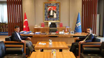 Kütahya'da iş birliği görüşmesi: Başsavcı Kılıç ve Başkan Kahveci buluştu