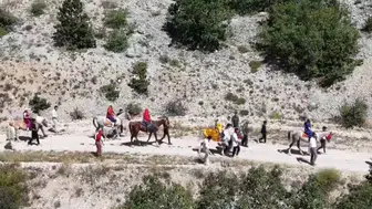 Erzincan'da atlı düğün geleneği kültür tarihine ışık tutuyor