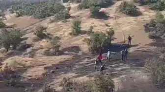 Beytüşşebap'ta orman yangını paniğe yol açtı
