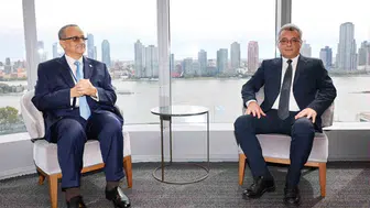 KKTC Cumhurbaşkanı Erhürman, İİT Genel Sekreteri Ahmed ile görüştü