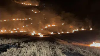 Samsun'da çıkan anız yangını, ormana sıçramadan kontrol altına alındı
