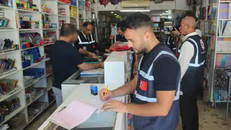 Şanlıurfa'da kırtasiye işletmelerine denetim: 44 firmaya 175 bin lira ceza kesildi