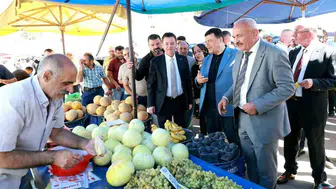 Osmangazi'de yeni pazar alanı açılarak vatandaşların hizmetine sunuldu