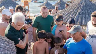 Didim'de Caretta caretta yavruları denizle buluştu