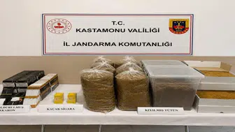 Kastamonu'da jandarmadan kaçakçılığa geçit yok: 4 bin 720 makaron ele geçirildi