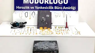 Antalya'da evden çalınan çelik kasalar dereye atıldı, altınlar motosiklet koltuğunda bulundu