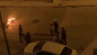 Elazığ'da motosikletini sokak ortasında alevlendiren kişi gözaltına alındı