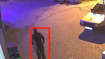 Edirne'de halı hırsızlığı anı güvenlik kamerasına yansıdı