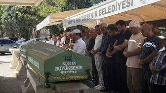 Çumra'daki kazada hayatını kaybeden yaşlı çift toprağa verildi