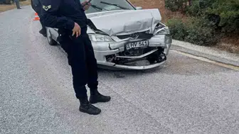 Sivrihisar’da iki otomobil kafa kafaya çarpıştı: 2 yaralı
