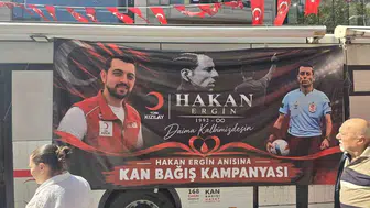 Hakan Ergin anısına kan bağışı kampanyası düzenlendi