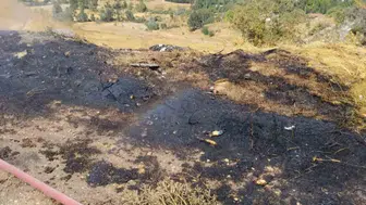 Emet’te zamanında müdahale ile yangın kontrol altına alındı