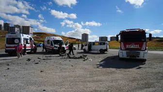 Kırıkkale'de kazada 6 kişi yaralandı: 1 çocuk ağır yaralı