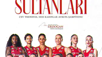 Cumhurbaşkanı Erdoğan, Avrupa Şampiyonu kadın voleybol takımını kutladı