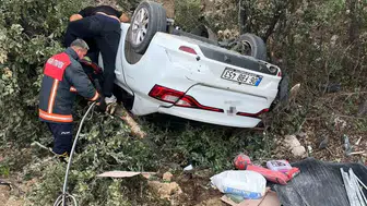 Mersin’de otomobil devrildi: Sürücü ağır yaralı