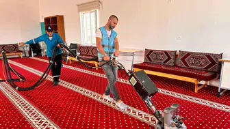 Adıyaman'da ibadethane temizlik çalışmaları devam ediyor