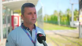 Samsun'daki tramvay kazasında güvenlik görevlisi hayat kurtardı