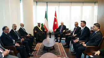 Cumhurbaşkanı Erdoğan, Kuveyt Veliaht Prensi Al-Sabah ile görüştü