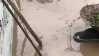Mudanya’da sağanak yağış sonrası su baskınları meydana geldi