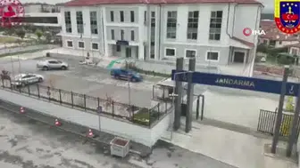 Eskişehir'de kaçak içki üretilen eve jandarma operasyonu