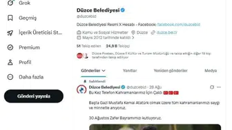 Düzce Belediyesi sosyal medya etkileşiminde bir kez daha zirveye ulaştı
