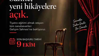 Gelişim Sahnesi'nde tiyatro eğitimi için kayıtlar başlıyor