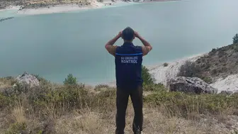 Çavdarhisar Barajı'nda avcılık ve su ürünleri denetimleri sürdürüyor