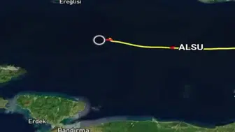 Silivri açıklarında kaza yapan Alsu gemisinin manevraları dikkat çekti