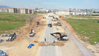 Malatya'nın Filistin Caddesi modern ulaşım için yenilendi