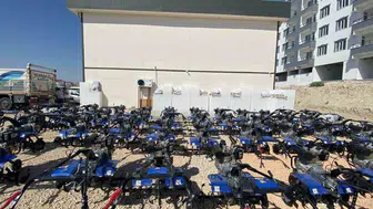 Besni'de çiftçiler ve fırıncılara ekipman desteği sağlandı