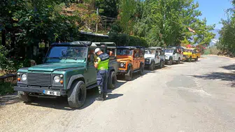 Alanya'da safari araçlarına uygulanan denetimin ardından büyük ceza