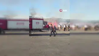Bursa'da geri dönüşüm tesisinde yangın paniği yaşandı