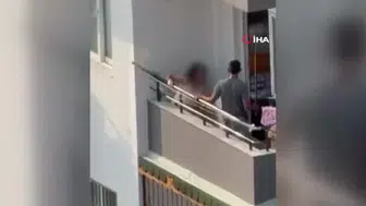 Kadınla tartışan adam, elindeki sopa ile şiddet uyguladı