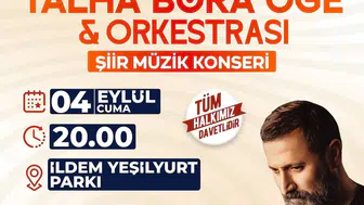 Talha Bora Öge ve orkestrası İldem’de müzik ziyafeti verecek