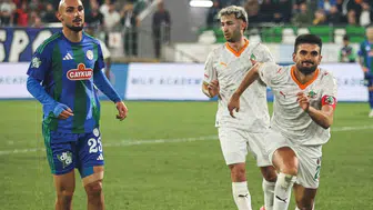 Çaykur Rizespor evinde Alanyaspor'a mağlup oldu
