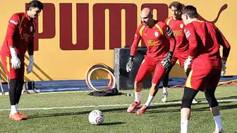 Galatasaray, Kocaelispor maçı öncesi antrenmanlarını tamamladı