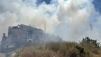Ankara'nın Çankaya ilçesinde vericiler alanında yangın paniği