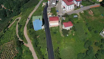 Ordu'da ulaşım standartlarını artıran sıcak asfalt çalışmaları devam ediyor