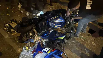 Yıldırım'da motosiklet kazası: Sürücü hastanelik oldu