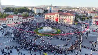 Sivas Kongresi’nin 107. yıl dönümünde bin 58 kişi halayda buluştu