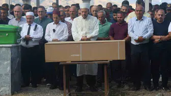Gaziantep'teki kazada hayatını kaybeden 7 kişiye veda