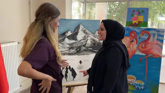 Yüksekova'da hastaların el emeği sergisi beğeni topladı