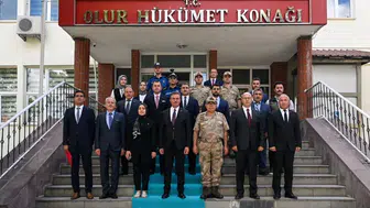 Vali aydın baruş, olur ilçesinde yatırımları yerinde inceledi