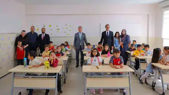 Bayburt’ta minik öğrencilerin okul heyecanı unutulmaz bir anı oldu