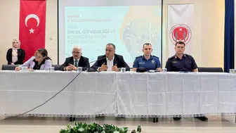 Mersin'in Mut ilçesinde okul güvenliği toplantısı yapıldı