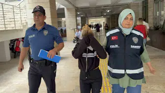 Samsun'da giyim eşyası çalan kadın gözaltına alındı